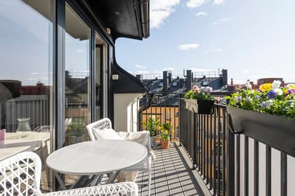 Balkong eller utsiktsbild