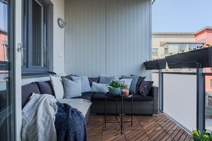 Balkong eller utsiktsbild