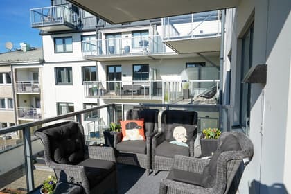 Balkong eller utsiktsbild