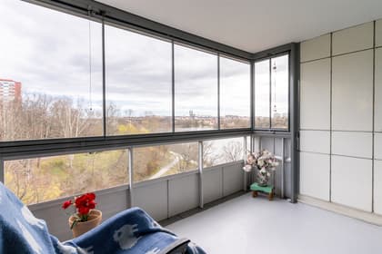 Balkong eller utsiktsbild