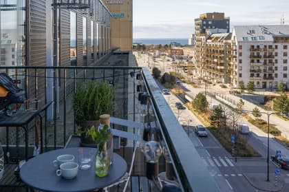 Balkong eller utsiktsbild