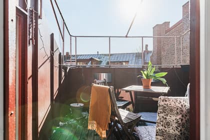 Balkong eller utsiktsbild