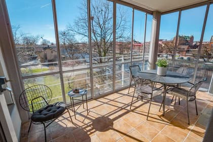 Balkong eller utsiktsbild