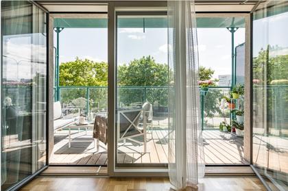 Balkong eller utsiktsbild