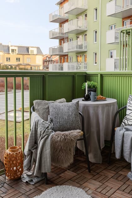 Balkong eller utsiktsbild