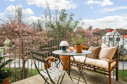 Balkong eller utsiktsbild