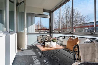 Balkong eller utsiktsbild