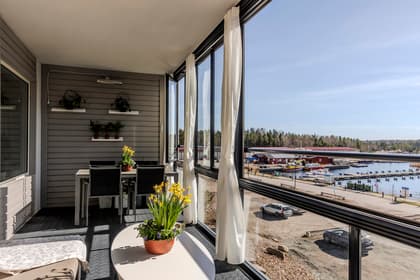 Balkong eller utsiktsbild