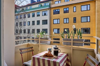 Balkong eller utsiktsbild