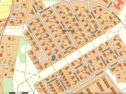 Illustrerad karta över fastigheten eller området