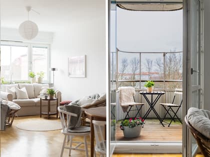 Balkong eller utsiktsbild