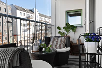 Balkong eller utsiktsbild