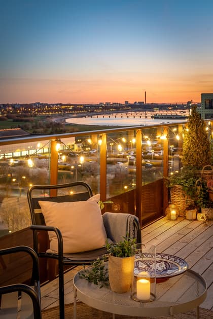 Balkong eller utsiktsbild