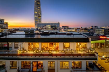 Balkong eller utsiktsbild