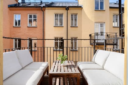 Balkong eller utsiktsbild