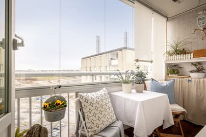 Balkong eller utsiktsbild