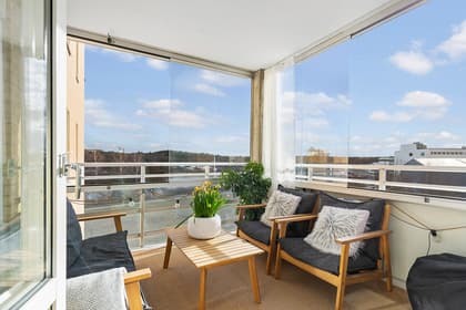 Balkong eller utsiktsbild