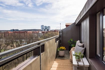 Balkong eller utsiktsbild