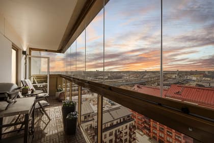 Balkong eller utsiktsbild