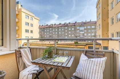 Balkong eller utsiktsbild