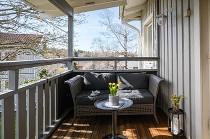 Balkong eller utsiktsbild