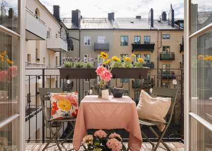 Balkong eller utsiktsbild