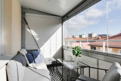 Balkong eller utsiktsbild