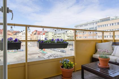 Balkong eller utsiktsbild