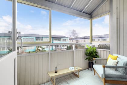 Balkong eller utsiktsbild