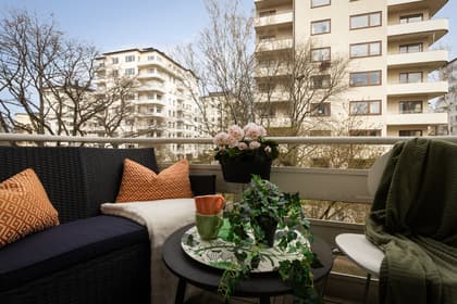 Balkong eller utsiktsbild