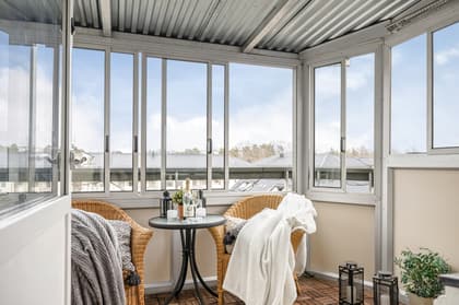 Balkong eller utsiktsbild