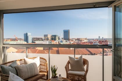 Balkong eller utsiktsbild