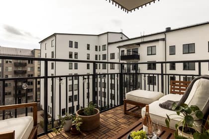 Balkong eller utsiktsbild