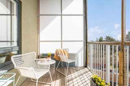 Balkong eller utsiktsbild