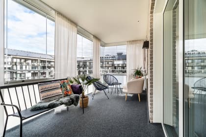 Balkong eller utsiktsbild