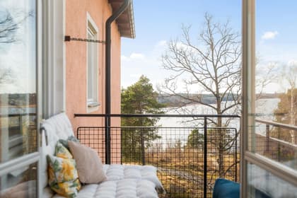 Balkong eller utsiktsbild