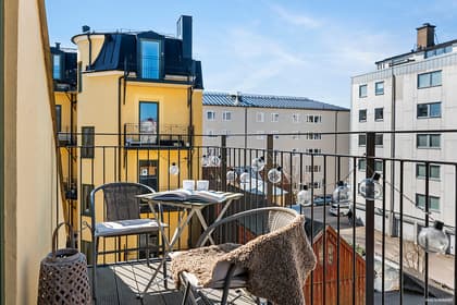 Balkong eller utsiktsbild