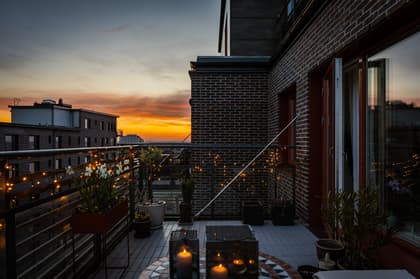 Balkong eller utsiktsbild