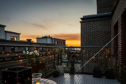 Balkong eller utsiktsbild