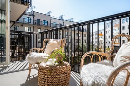 Balkong eller utsiktsbild