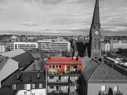 Balkong eller utsiktsbild