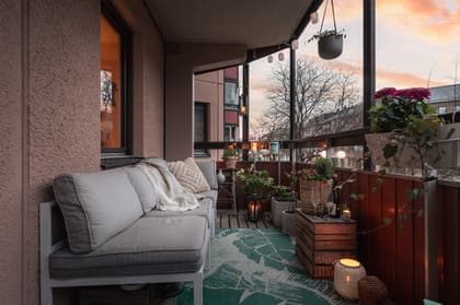 Balkong eller utsiktsbild