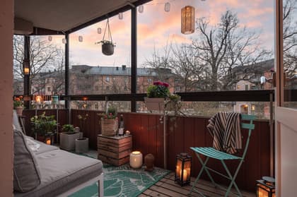 Balkong eller utsiktsbild