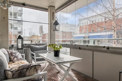 Balkong eller utsiktsbild