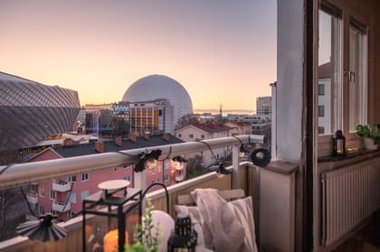 Balkong eller utsiktsbild