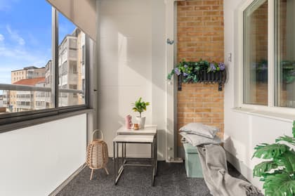 Balkong eller utsiktsbild