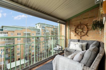 Balkong eller utsiktsbild