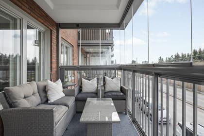 Balkong eller utsiktsbild