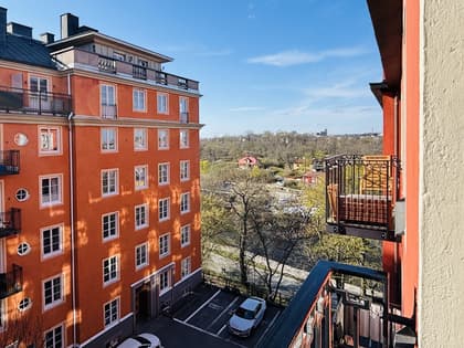 Balkong eller utsiktsbild