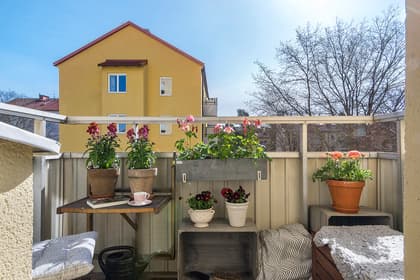 Balkong eller utsiktsbild